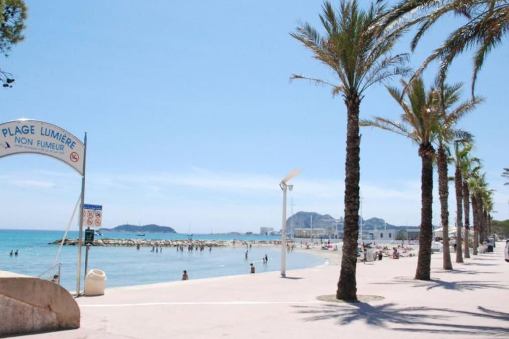 Blue Summer Vibes Duplex Studio For 4P, Ac, Sea View, Parking, Beach At 50M, Spa Access -3 ラシオタ エクステリア 写真